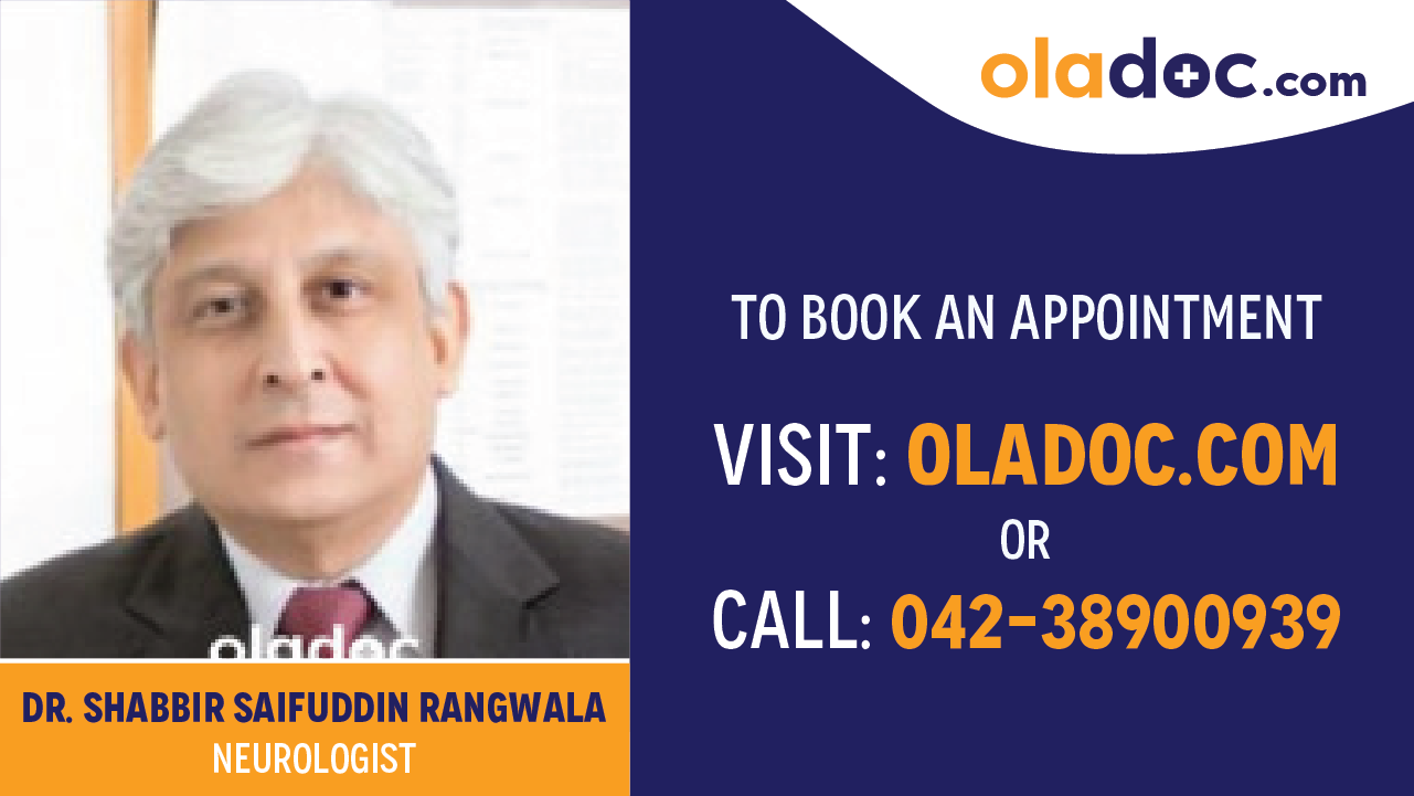 Book appointment with Dr. Shabbir Saifuddin Rangwala-best Neurologist in Karachi
